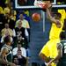 Michigan freshman Glenn Robinson III dunks in the first half of the game against Michigan State on Sunday, Mar. 3. Daniel Brenner I AnnArbor.com